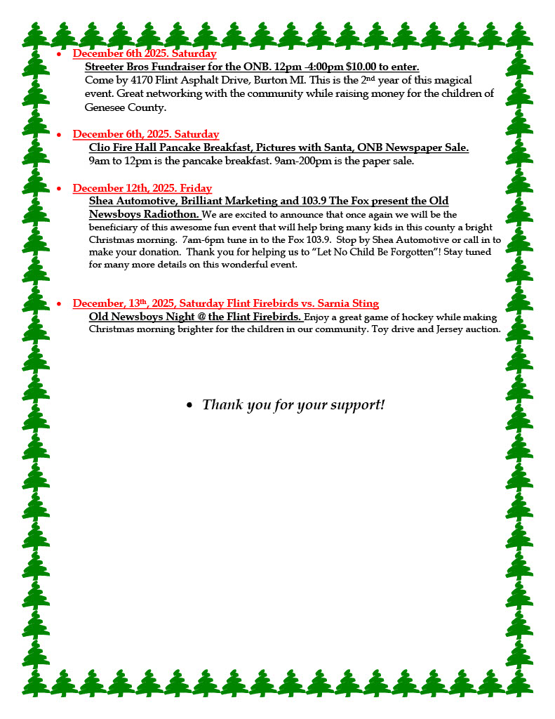 Event List 2025 Page 3