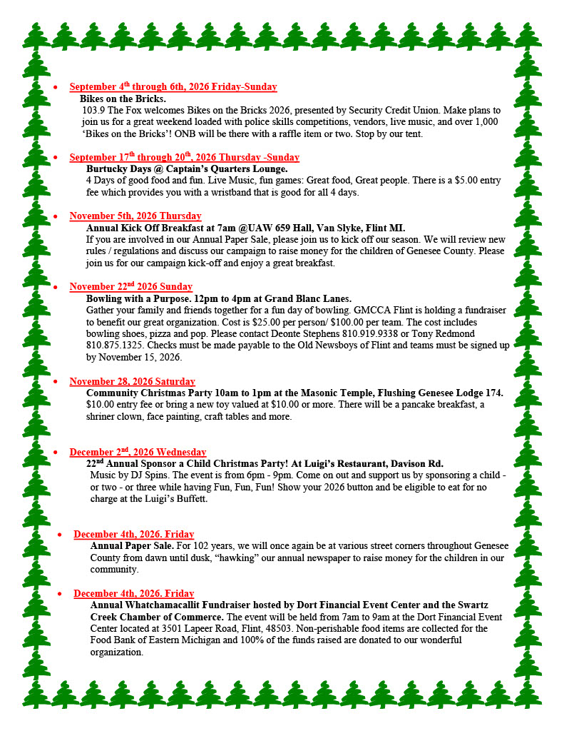 Event List 2026 Page 2